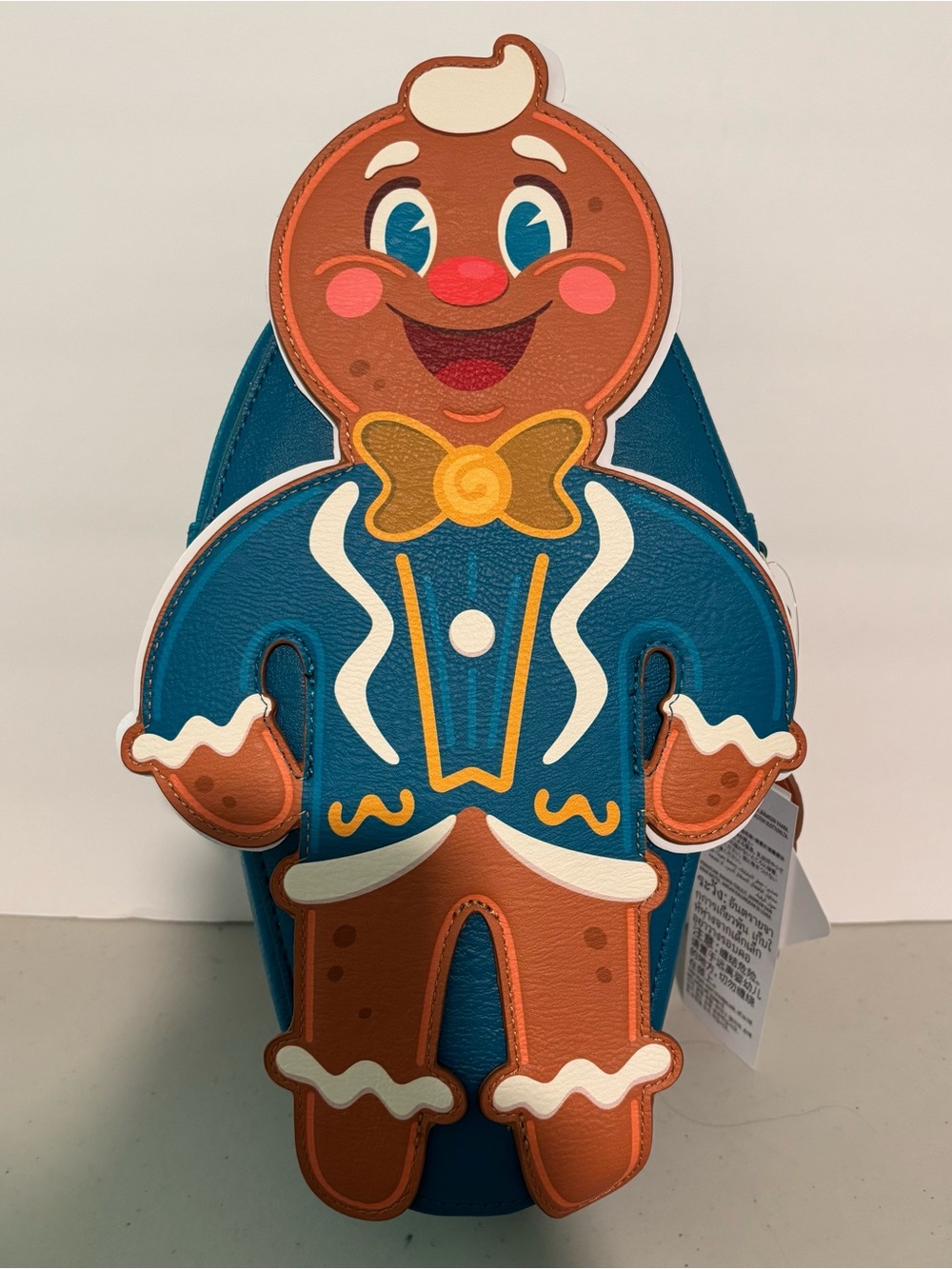 Loungfly gingerbread man. New with tags. Christmas backpack